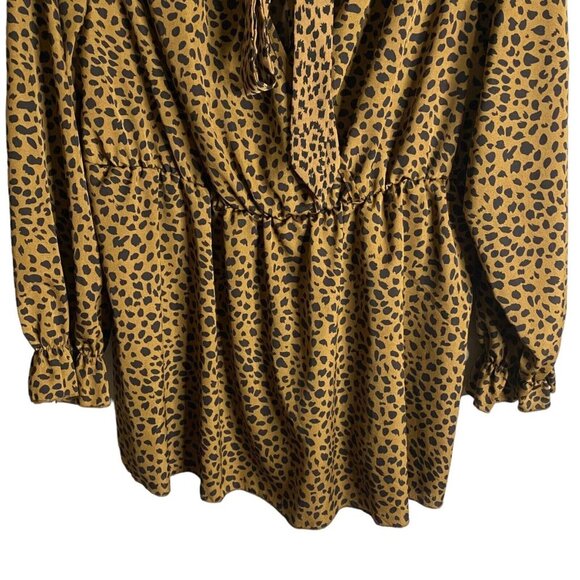 Shein Women's Leopard Print Tunic Top - Picture 3 of 8